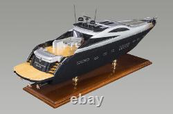 Seacraft Gallery Sunseeker Murcielago Motor Yacht 80cm Wooden Model Boat Ship