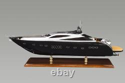 Seacraft Gallery Sunseeker Murcielago Motor Yacht 80cm Wooden Model Boat Ship