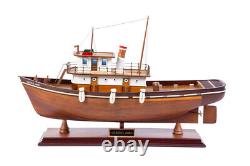 Seacraft Gallery Tugboat Cheryl Ann 53cm Handcrafted Wooden Model Ship Boat