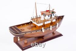 Seacraft Gallery Tugboat Cheryl Ann 53cm Handcrafted Wooden Model Ship Boat