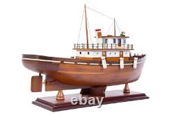 Seacraft Gallery Tugboat Cheryl Ann 53cm Handcrafted Wooden Model Ship Boat