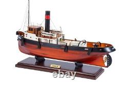 Seacraft Gallery Tugboat Sanson Model 50cm Handcrafted Wooden Ship Boat Replica