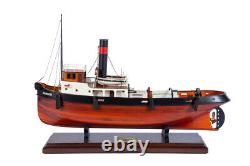 Seacraft Gallery Tugboat Sanson Model 50cm Handcrafted Wooden Ship Boat Replica