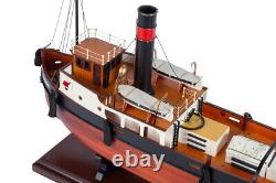 Seacraft Gallery Tugboat Sanson Model 50cm Handcrafted Wooden Ship Boat Replica