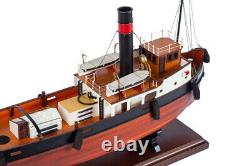 Seacraft Gallery Tugboat Sanson Model 50cm Handcrafted Wooden Ship Boat Replica