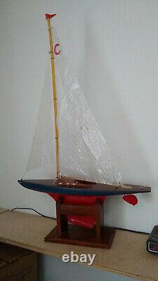 Seaworthy Boats Toy Model Wooden Pond Sail Boat Chester A Rimmer Naval Architect