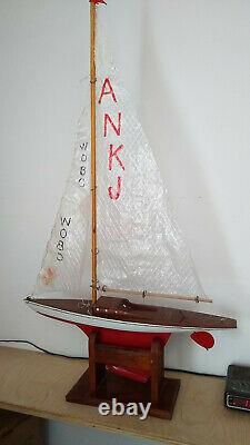 Seaworthy Boats Toy Model Wooden Pond Sail Boat Chester A Rimmer Naval Architect