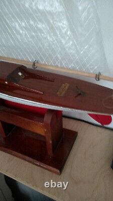 Seaworthy Boats Toy Model Wooden Pond Sail Boat Chester A Rimmer Naval Architect