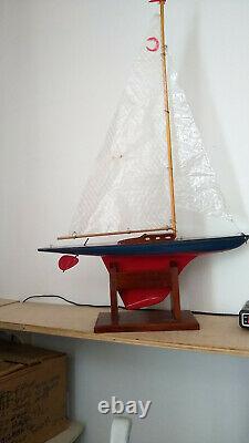 Seaworthy Boats Toy Model Wooden Pond Sail Boat Chester A Rimmer Naval Architect