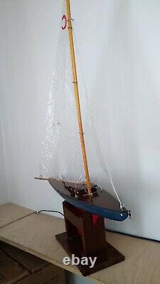 Seaworthy Boats Toy Model Wooden Pond Sail Boat Chester A Rimmer Naval Architect