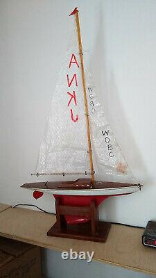 Seaworthy Boats Toy Model Wooden Pond Sail Boat Chester A Rimmer Naval Architect