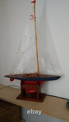 Seaworthy Boats Toy Model Wooden Pond Sail Boat Chester A Rimmer Naval Architect