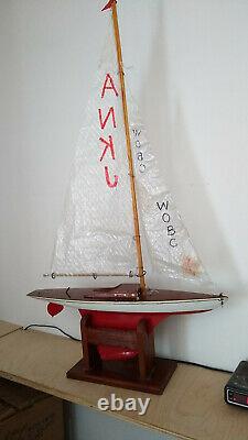 Seaworthy Boats Toy Model Wooden Pond Sail Boat Chester A Rimmer Naval Architect