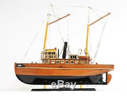 Seguin Tug Boat 1884 Wood 26 Model Ship Named After Seguin Island Assembled