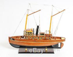 Seguin Tug Boat 1884 Wood 26 Model Ship Named After Seguin Island Assembled