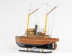 Seguin Tug Boat 1884 Wood 26 Model Ship Named After Seguin Island Assembled