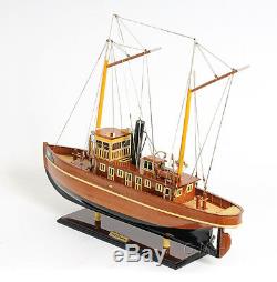 Seguin Tug Boat 1884 Wood 26 Model Ship Named After Seguin Island Assembled