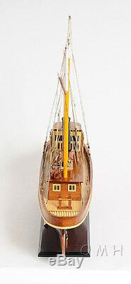 Seguin Tug Boat 1884 Wood 26 Model Ship Named After Seguin Island Assembled