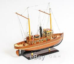 Seguin Tug Boat 1884 Wood 26 Model Ship Named After Seguin Island Assembled