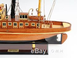 Seguin Tug Boat 1884 Wood 26 Model Ship Named After Seguin Island Assembled