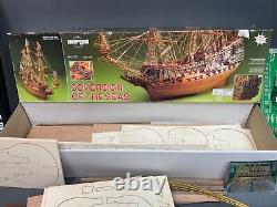 Sergal 178 Scale 1637'Sovereign of the Seas' Wooden Model Ship Kit Art 787 Vtg