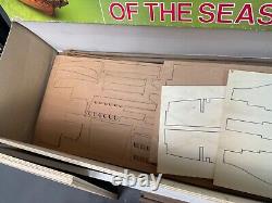 Sergal 178 Scale 1637'Sovereign of the Seas' Wooden Model Ship Kit Art 787 Vtg