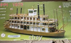 Sergal Mississippi Steamboat Model Boat Kit # 734, 150, New! Damaged Box