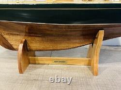 Shamrock V 1930 America's Cup J Boat Wood Model 36 Yacht UK Sailboat