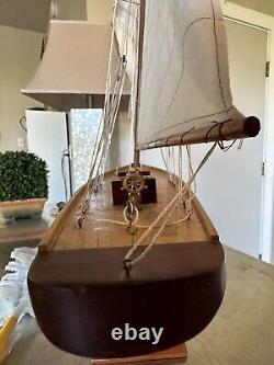Shamrock V 1930 America's Cup J Boat Wood Model 39 Yacht UK Sailboat New