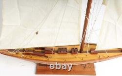 Shelf DISPLAY MODEL Pen Duick Sailboat Sailing Boat Wooden Yacht Nautical Decor