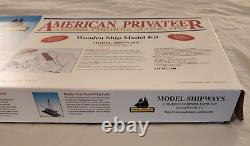 Ship Model American Privateer Armed Virginia Sloop, 1768 Model Shipways Kit 2160