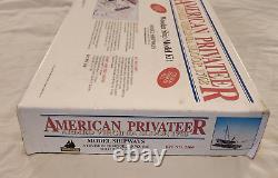 Ship Model American Privateer Armed Virginia Sloop, 1768 Model Shipways Kit 2160