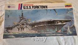 Ship Model U. S. S Yorktown Motorized Lindberg U. S. Navy Aircraft Carrier Sealed