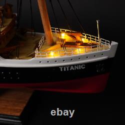 Ship Model Wooden Handcrafted Boat Model Vintage For Decor