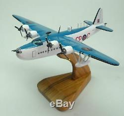 Short Sunderland Flying Boat Airplane Desktop Wood Model Big New