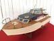 Showa Retro Wooden Cruiser Ship Model Boat 100cm Long 38cm Wide Nautical Decor
