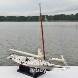 Skipjack Sailboat, Chesapeake Bay Oyster Boat Model, Sails Furled