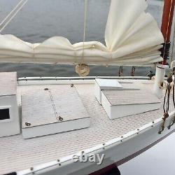 Skipjack Sailboat, Chesapeake Bay Oyster Boat Model, Sails Furled