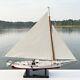 Skipjack Sailboat, Chesapeake Bay Oyster Boat Model, Sails Raised