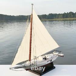 Skipjack Sailboat, Chesapeake Bay Oyster Boat Model, Sails Raised