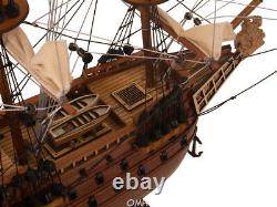 Small HMS Sovereign of the Seas 1637 Tall Ship Wooden Model 20 Fully Built Boat