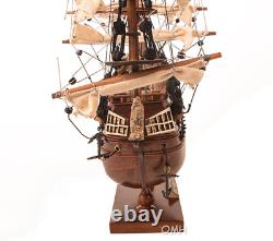 Small HMS Sovereign of the Seas 1637 Tall Ship Wooden Model 20 Fully Built Boat