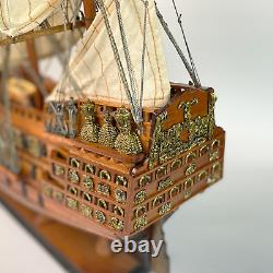 Small HMS Sovereign of the Seas 1637 Tall Ship Wooden Model 24 Assemble Boat