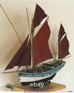 Snail San Gilthas France classic fishing boat Scale 1/45 26 Wood Model Ship