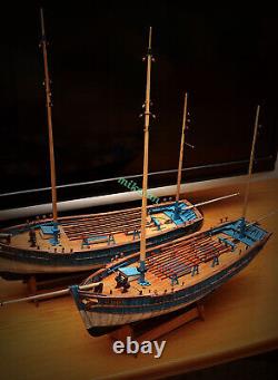 Snail San Gilthas France classic fishing boat Scale 1/45 26 Wood Model Ship