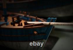 Snail San Gilthas France classic fishing boat Scale 1/45 26 Wood Model Ship