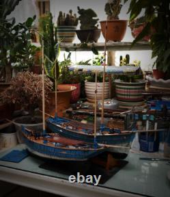 Snail San Gilthas France classic fishing boat Scale 1/45 26 Wood Model Ship