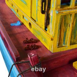 South Vietnam Fishing Refugee Boat Wood Model 28 Tau Vuot Bien Built Ship New