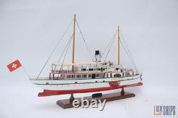 Stadt Luzern Steamship 28 Wooden Model Boat by LuxShips