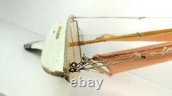 Star Classic Vintage Large Wood Model Boat Adjustable Sailing Boating Pond Yacht